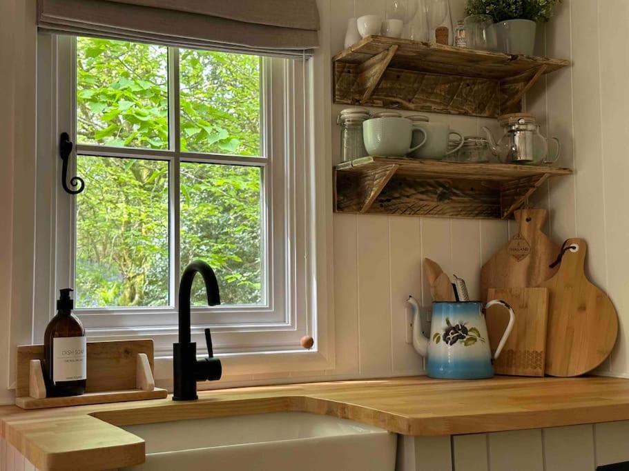 Cornwall Woodland Shepherd'S Hut Deirdres Hut 보드민 외부 사진